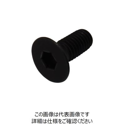 コノエ MIC 六角穴付き皿ボルト 黒色酸化皮膜 6x15 (55本入) M073-0615 1パック(55本) 213-2891（直送品）