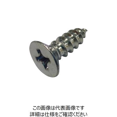 コノエ 皿頭タッピングねじ 鉄 三価クロメート 6×60 200本入 FLATTA-SS-3W-660-200P 1箱(200本)（直送品）