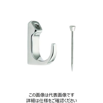 スガツネ工業 (110020500)PFー22/ステンレス鋼製ピンどめフック PF-22 1個 225-3516（直送品）