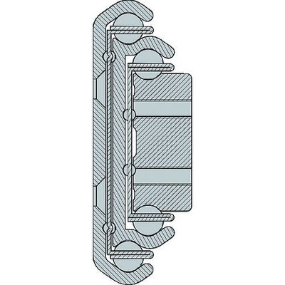スガツネ工業 (190025339)CBLーRA9ー850スライドレール CBL-RA9-850 1本 157-3884（直送品）