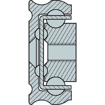 スガツネ工業 (190114062)CBLーR53ー550スライドレール CBL-R53-550 1本 159-7649（直送品）