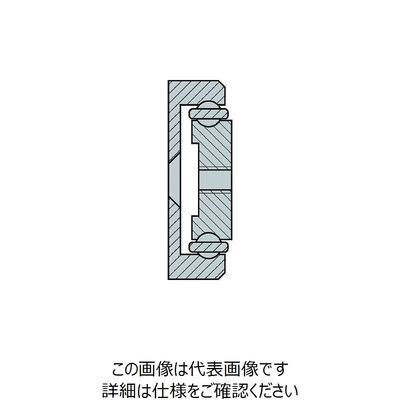 スガツネ工業 (190116667)CBLーD402ー550アルミ合金製 スライドレール CBL-D402-550 1本 157-3866（直送品）
