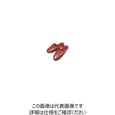 ニッポンスリッパ スリッパ アニリンプラット M ブラウン 348557BR 1足 63-1666-75　ナースサンダル（直送品）