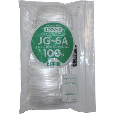 生産日本社 セイニチ ミニグリップ ジョイグリップスペック JGー6A 70×50×0.06 1箱(10000枚) 859-0864（直送品）