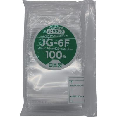 生産日本社 セイニチ ミニグリップ ジョイグリップスペック JGー6F 170×120×0. 1箱(3500枚) 859-0869（直送品）