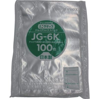 生産日本社 セイニチ ミニグリップ ジョイグリップスペック JGー6K 400×280×0. 1箱(700枚) 859-0874（直送品）