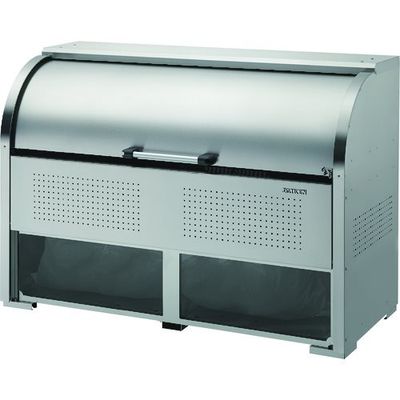 ダイケン ステンレスゴミ収集庫クリーンストッカー シースルータイプ 間口1650 奥行750 CKS-1607-A 1台 226-2209（直送品）