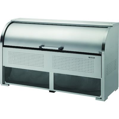ダイケン ステンレスゴミ収集庫クリーンストッカー シースルータイプ 間口1950 奥行750 CKS-1907-A 1台 226-2186（直送品）