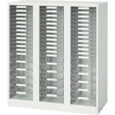 ダイシン工業 DAISHIN 壁面収納庫 A4レターケースコンビ型 下置き専用D450 ホワイト V945-11PSDA 1台（直送品）