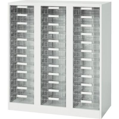 ダイシン工業 DAISHIN 壁面収納庫 A4レターケース型 下置き専用D450 ホワイト V945-11PDA 1台 856-9819（直送品）