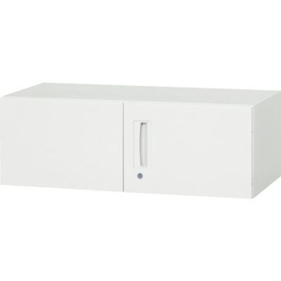 ダイシン工業 DAISHIN 壁面収納庫 両開き型 上置き専用D450 ホワイト V945-03H 1台 856-9767（直送品）