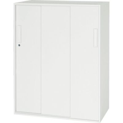 ダイシン工業 DAISHIN 壁面収納庫 3枚引戸型 下置き専用W800 ホワイト V840-11TS 1台 856-9615（直送品）