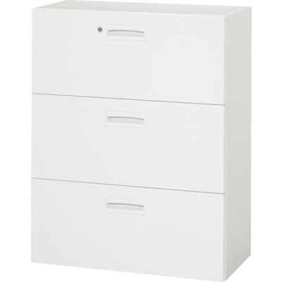 ダイシン工業 DAISHIN 壁面収納庫 3段引出型 下置き専用W800 ホワイト V845-311D 1台 856-9661（直送品）