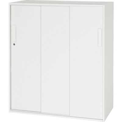 ダイシン工業 DAISHIN 壁面収納庫 3枚引戸型 下置き専用D400 ホワイト V940-11TS 1台 856-9742（直送品）
