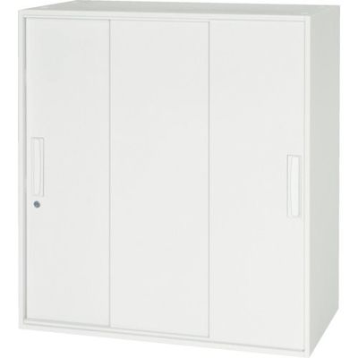 ダイシン工業 DAISHIN 壁面収納庫 3枚引戸型 上下兼用W800 ホワイト V840-09TS 1台 856-9601（直送品）