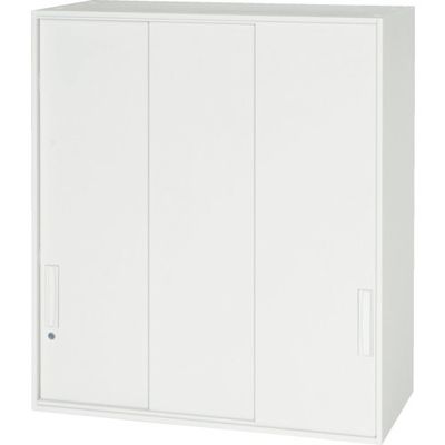 ダイシン工業 DAISHIN 壁面収納庫 3枚引戸型 上置き専用D500 ホワイト V950-10TS 1台 856-9876（直送品）