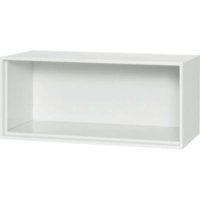 ダイシン工業 DAISHIN 壁面収納庫 オープン型 上置き専用D400 ホワイト V940-04K 1台 856-9699（直送品）