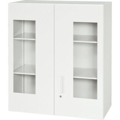 ダイシン工業 DAISHIN 壁面収納庫 窓付き引戸型 上置き船用D450 ホワイト V945-10HG 1台 856-9791（直送品）