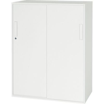 ダイシン工業 DAISHIN 壁面収納庫 引戸型 下置き専用W800 ホワイト V840-11S 1台 856-9614（直送品）