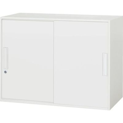 ダイシン工業 DAISHIN 壁面収納庫 引戸型 上下兼用D400 ホワイト V940-07S 1台 856-9705（直送品）