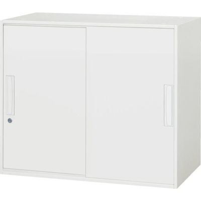 ダイシン工業 DAISHIN 壁面収納庫 引戸型 上下兼用W800 ホワイト V845-07S 1台 856-9634（直送品）