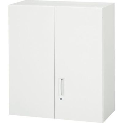 ダイシン工業 DAISHIN 壁面収納庫 両開き型 上置き専用D500 ホワイト V950-10H 1台 856-9872（直送品）