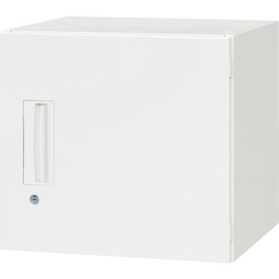 ダイシン工業 DAISHIN 壁面収納庫 片開き型 上置き専用W450 ホワイト V445-04H 1台 856-9569（直送品）