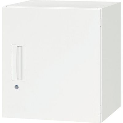 ダイシン工業 DAISHIN 壁面収納庫 片開き型 上置き専用W450 ホワイト V445-05H 1台 856-9570（直送品）
