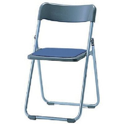 ナイキ 折りたたみイス W440×D438×H735 E653B-BL 1脚 868-4940（直送品）