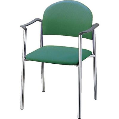 ナイキ NAIKI チェアー 布張り E164FB-LGR 1個 868-4720（直送品）