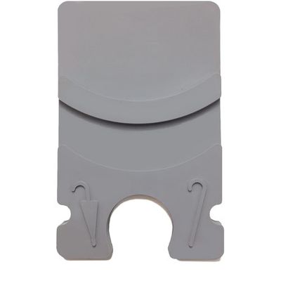 新倉計量器 ニイクラ 傘掛け 70×110mm 厚さ7mm グレー KPA01 1セット(12個) 208-5710（直送品）