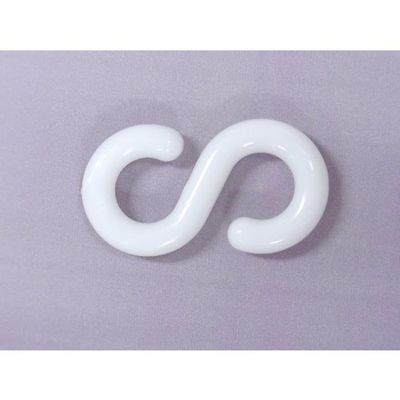 ニッサチェイン Sフック 6mm(兼4mm) 白 (50個入) PSH60-W 1箱(50個) 125-9896（直送品）