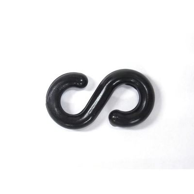 ニッサチェイン Sフック 6mm(兼4mm) 黒 (50個入) PSH60-BK 1箱(50個) 126-1493（直送品）