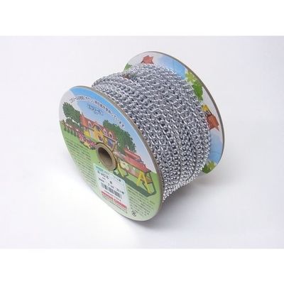 ニッサチェイン アルミSマンテル 30m巻 銀 R-AS16-SV 1巻(30m) 127-2395（直送品）
