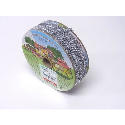 ニッサチェイン アルミSマンテル 30m巻 銀 R-AS12-SV 1巻(30m) 127-5547（直送品）