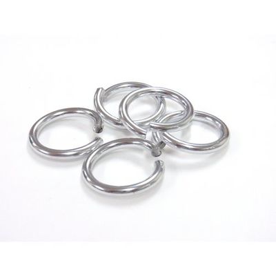 ニッサチェイン アルミリング 3.0×17 銀(5個入) P-405 1セット(25個:5個×5パック) 127-7132（直送品）