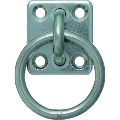 ニッサチェイン ステン角型アイプレートリング付 8mm (10個入) SPF4080R 1箱(10個) 126-6258（直送品）