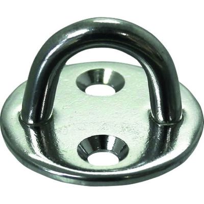 ニッサチェイン ステン丸型アイプレート 6mm (10個入) SPF2060 1箱(10個) 126-4617（直送品）