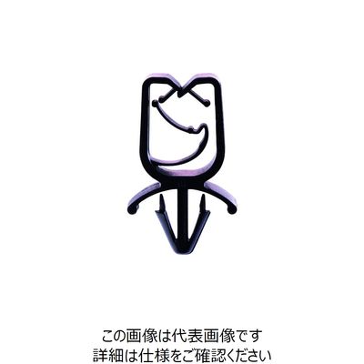 パンドウイットコーポレーション PANDUIT ハーネスクリップ 黒 1000個入り HCMP06B12ーM20 1袋(1000個)（直送品）