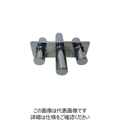 高磁力丸形ユニットバー 耐熱120°C 1.2T(12000G)φ250対応 マグネット5本組 MGPG-HTR250-5 1台（直送品）