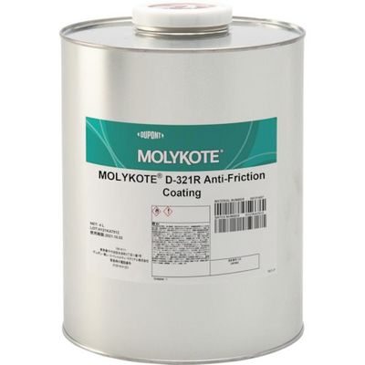 デュポン・東レ・スペシャルティ・マテリアル モリコート 乾性被膜 Dー321R乾性被膜潤滑剤 4L D-321R-40 1セット(4缶)（直送品）