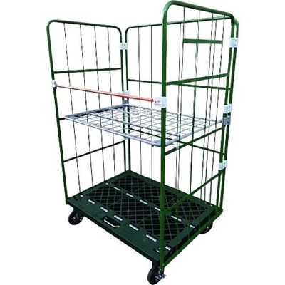 ヤマト・インダストリー ヤマト 跳ね上げ中間棚付コンビテナー LRC80-PG(HA) 1台 228-6593（直送品）