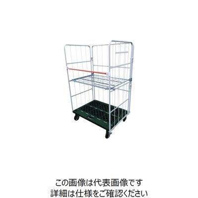 ヤマト・インダストリー ヤマト 跳ね上げ中間棚付コンビテナー LRC80-PI(HA) 1台 228-6608（直送品）