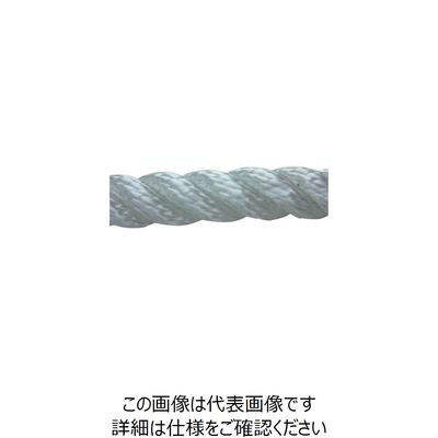 ユタカメイク ロープ ナイロンロープ巻物 12φ×200m N12-200 1個 113-2350（直送品）