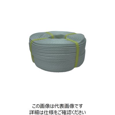ユタカメイク ロープ ナイロンロープ巻物 8φ×200m N8-200 1個 113-2283（直送品）