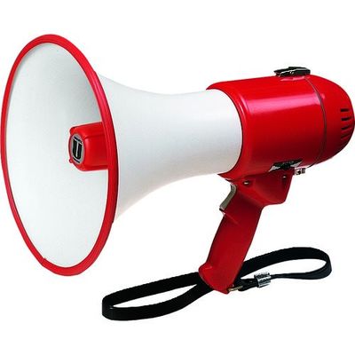 ユニペックス メガホン メタルホーン15W サイレン付 TRM-119 1台 128-0629（直送品）