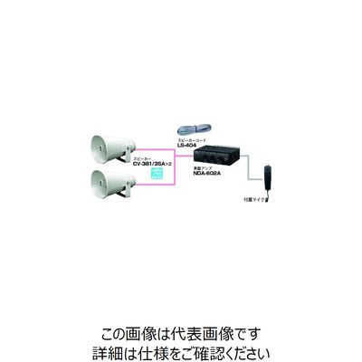 ユニペックス 車載セット60W NDA-602A ASET 1台 128-0654（直送品）