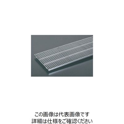 奥岡 ステンレス製 側溝用 グレーチング 本体幅400×高さ25 P12.5 ノンスリップ OSG4-NS 25-35F-P12.5 1個（直送品）
