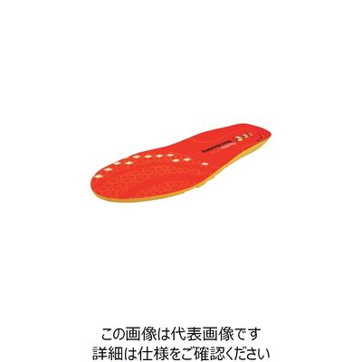 喜多 フレキシブルプラスインソール No6940 オレンジ フリー(25.0~28.0) 1足(1組) 235-5625（直送品）