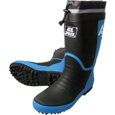 喜多 スパイクゴム長靴(カバー付) KR7200 ブラック LL(26.5~27.0) KR7200-BK-LL 1足 219-8153（直送品）